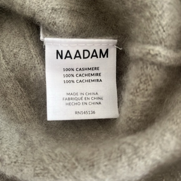 NAADAM | Cashmere Ripped Cropped Sweater - Picture 4 of 6